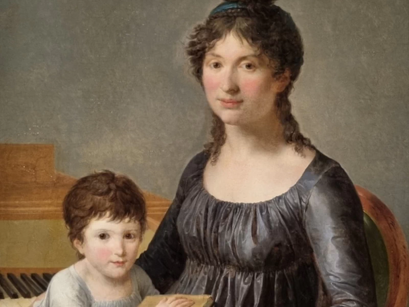 1770-Anatole Devosge - Ritratto di Madame Théophile Berlier
